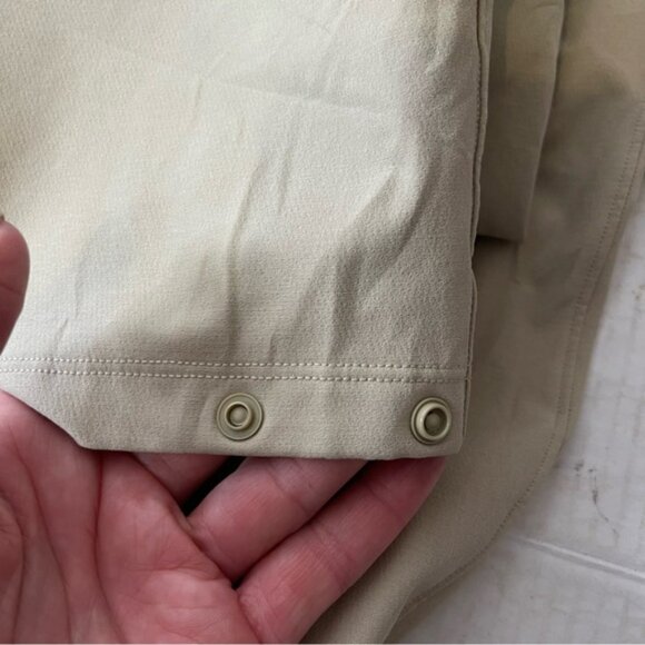 Lululemon Athletica Men Khaki Joggers Size Small Elastic Waist Snap Button Cuff - Picture 8 of 14